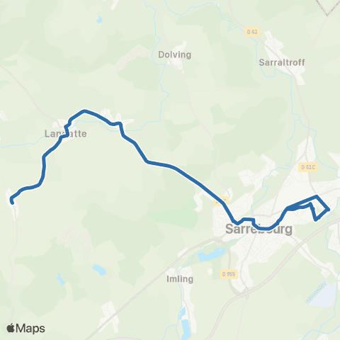 Fluo 57 Kerprich-aux-Bois / Sarrebourg map