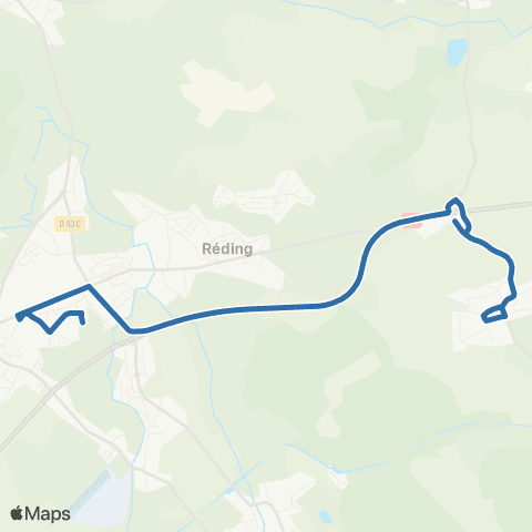 Fluo 57 Hommarting / Sarrebourg map