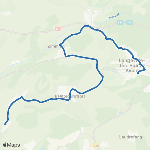 Fluo 57 Haute-Vigneulles / Longeville-les-St-Avold map