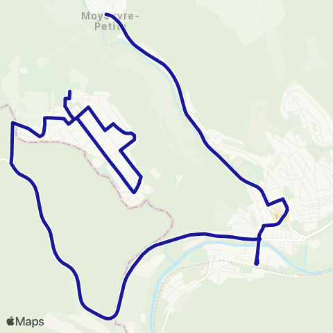 Fluo 57 Moyeuvre-Petite / Moyeuvre-Grande map