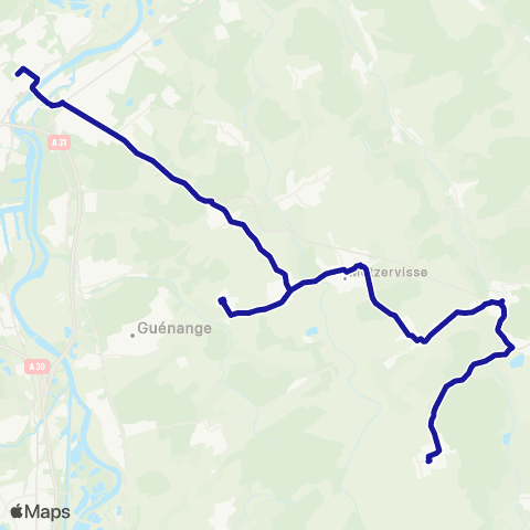 Fluo 57 Luttange / Thionville map