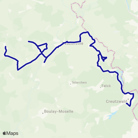 Fluo 57 Filstroff / Creutzwald map