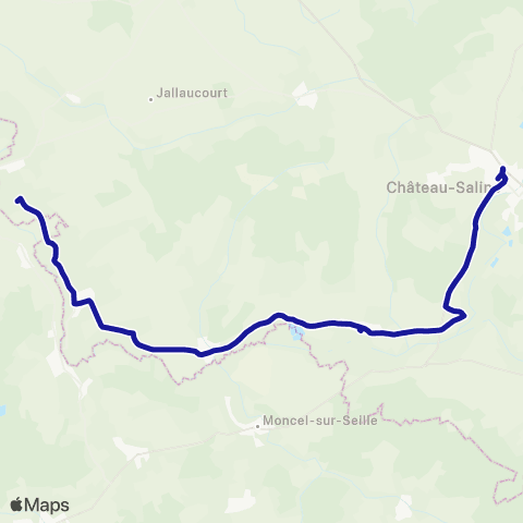 Fluo 57 Aboncourt-sur-Seille / Château-Salins map