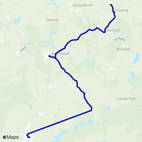 Fluo 57 Nelling / Dieuze map