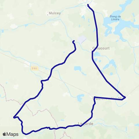 Fluo 57 Gueblange-les-Dieuze / Dieuze map