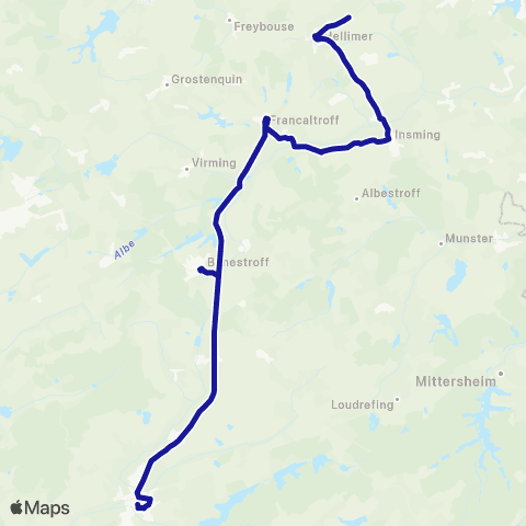 Fluo 57 Diffembach-les-Hellimer / Dieuze map