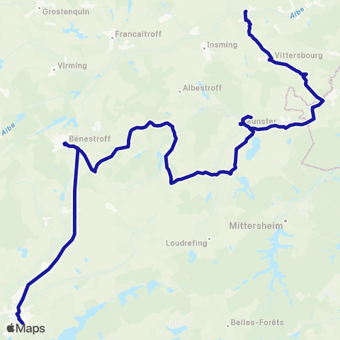 Fluo 57 Kappelkinger / Dieuze map