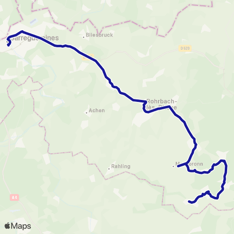 Fluo 57 Soucht / Sarreguemines map