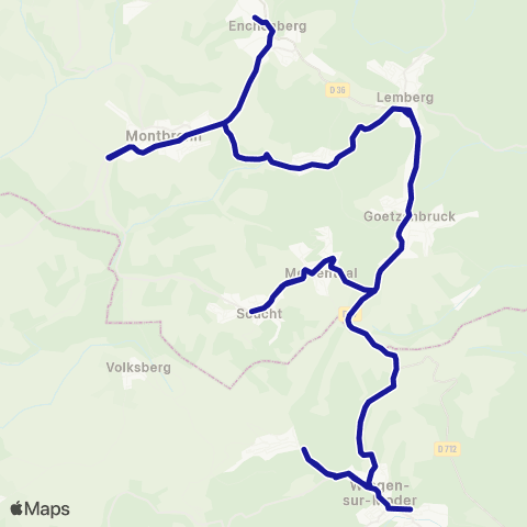 Fluo 57 Bitche / Wingen-sur-Moder map