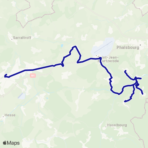 Fluo 57 Dannelbourg / Sarrebourg map