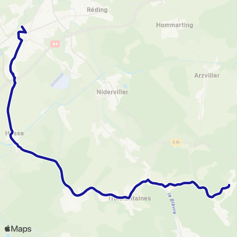 Fluo 57 Hommert / Sarrebourg map