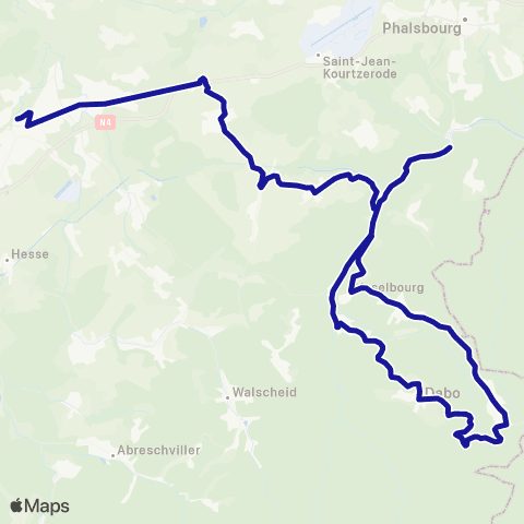 Fluo 57 Lutzelbourg / Sarrebourg map