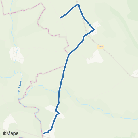 Fluo 57 Foville / Aulnois-sur-Seille map