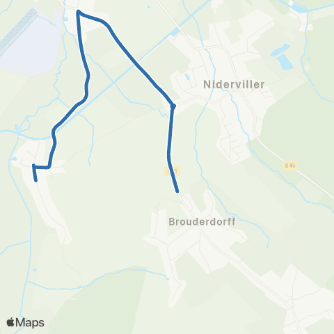 Fluo 57 Schneckenbusch / Plaine-de-Walsch map