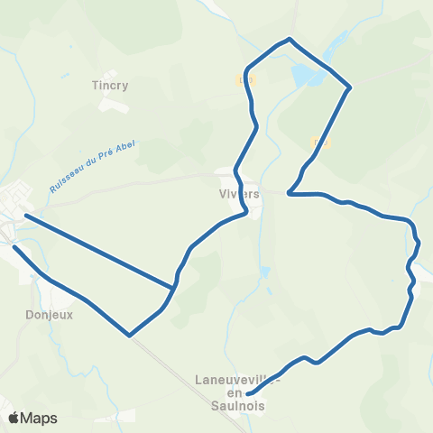 Fluo 57 Laneuveville-en-Saulnois / Delme map