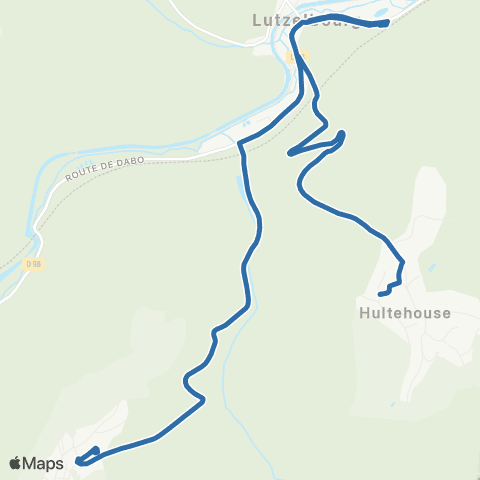 Fluo 57 Garrebourg / Hultehouse map