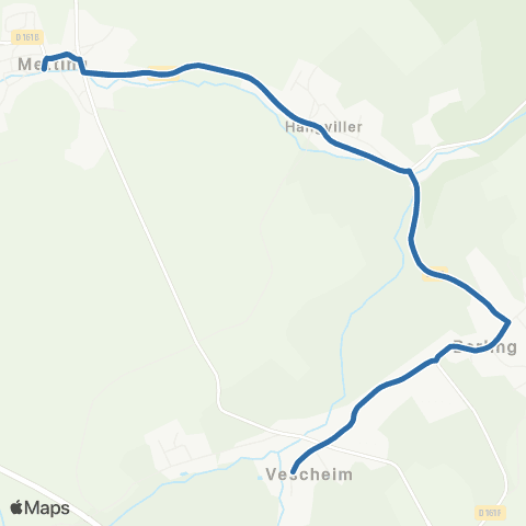 Fluo 57 Vescheim / Metting map