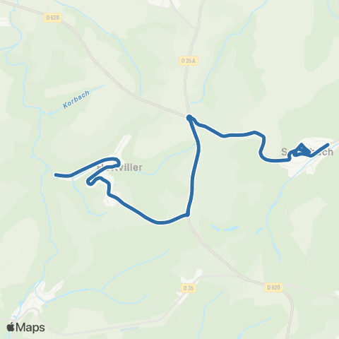 Fluo 57 Hottviller / Schorbach map