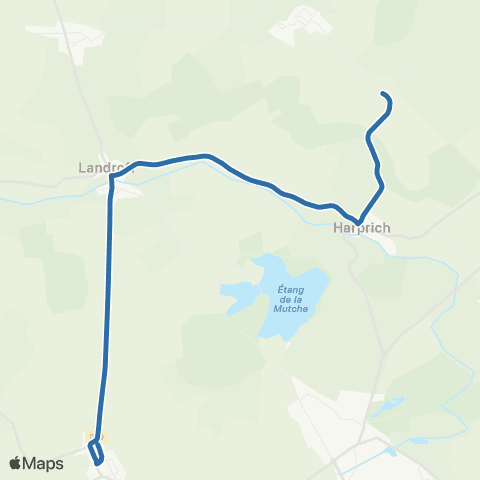 Fluo 57 Harprich / Baronville map