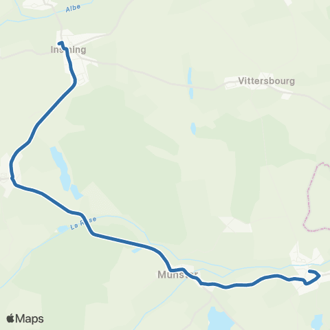 Fluo 57 Vibersviller / Insming map