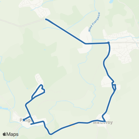 Fluo 57 Maizeroy / Pange / Silly-sur-Nied map