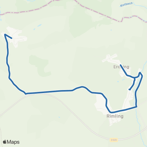 Fluo 57 Obergailbach / Rimling map