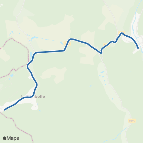Fluo 57 Lafrimbolle / St-Quirin map