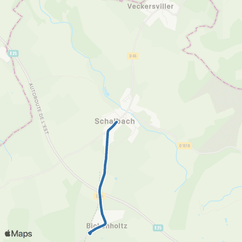 Fluo 57 Bickenholtz / Schalbach map