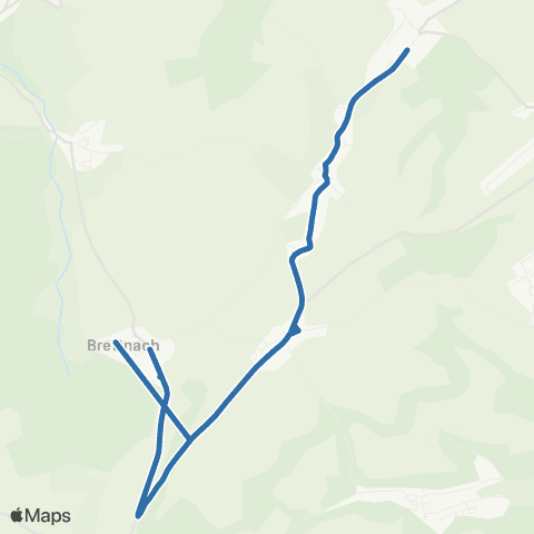 Fluo 57 Brettnach / Château-Rouge map