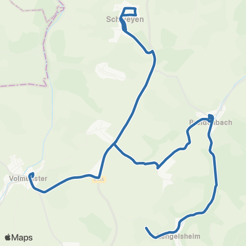 Fluo 57 Lengelsheim / Volmunster map