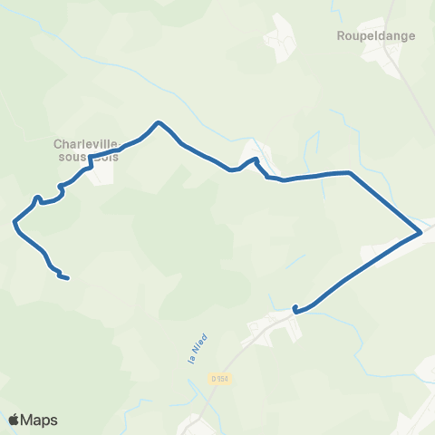 Fluo 57 Charleville-SS-Bois / Volmerange-Boulay map