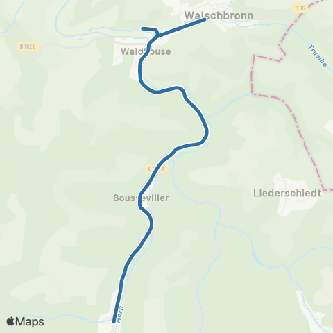 Fluo 57 Hanviller / Waldhouse map