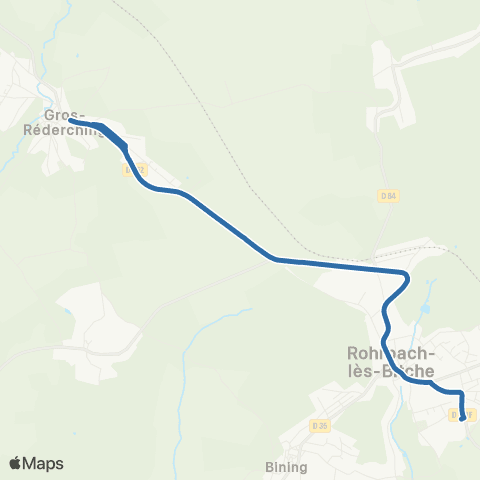Fluo 57 Gros-Rederching / Rohrbach-les-Bitche map