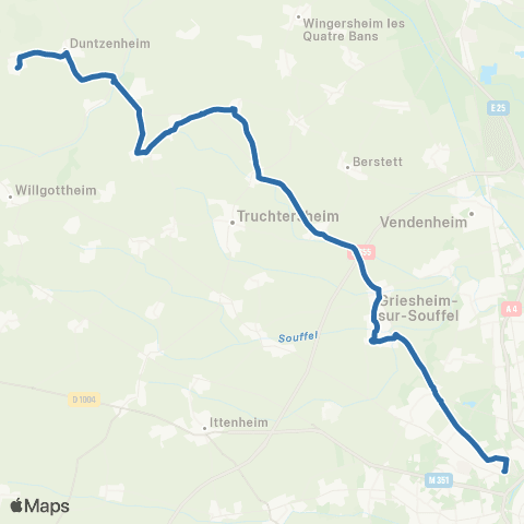 Fluo 67 Saessolsheim - Strasbourg map