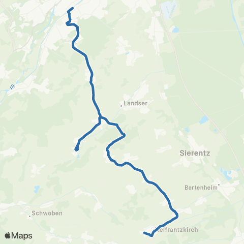 Fluo 68 Helfrantzkirch / Mulhouse map