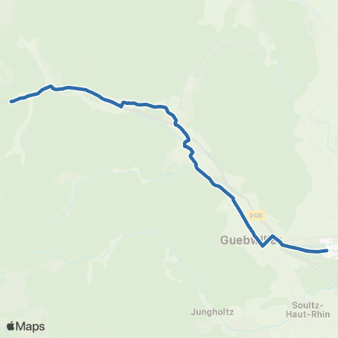 Fluo 68 Linthal / Guebwiller map