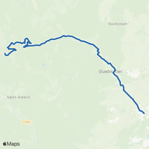 Fluo 68 Bollwiller / Markstein map