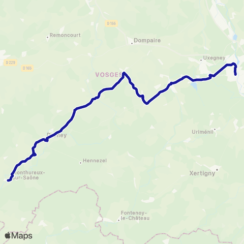 Vosges 88 4 - Épinal / Monthureux-sur-Saône map