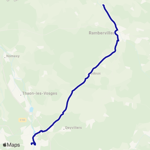 Vosges 88 7 - Épinal / Rambervillers map