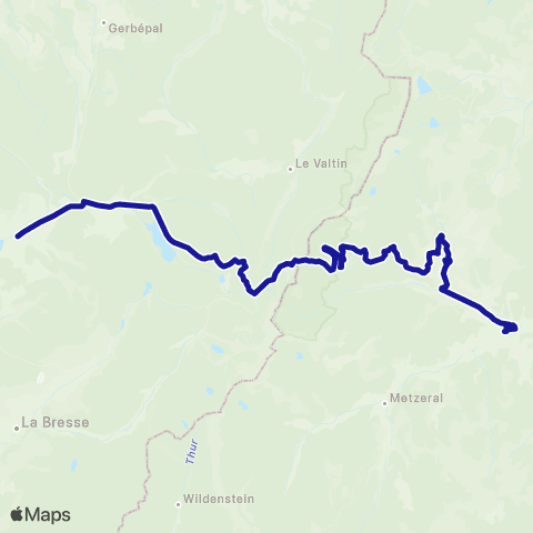 Vosges 88 13 - Gérardmer / Munster map