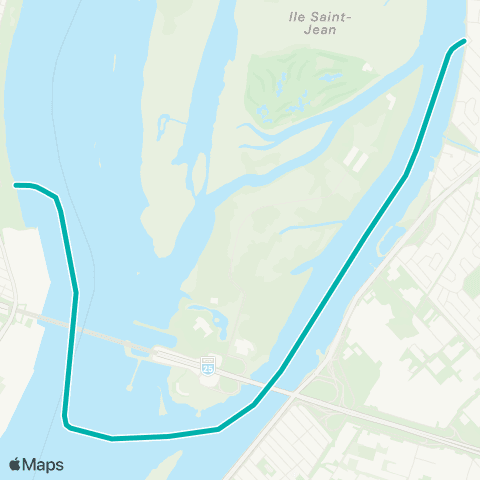 ARTM Montréal Mercier - Boucherville map