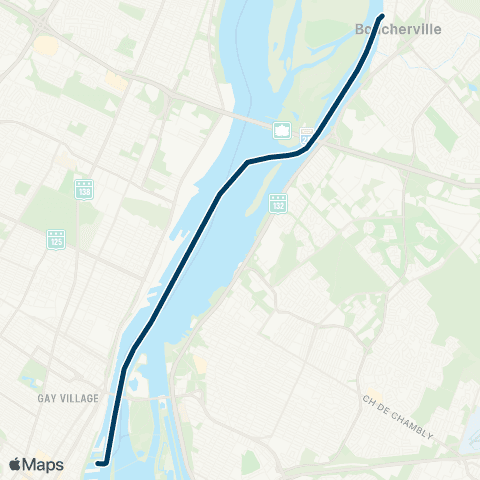 ARTM Vieux-Port - Boucherville map