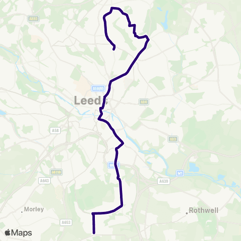 First Leeds Brackenwood Drive - Thorpe Lane map