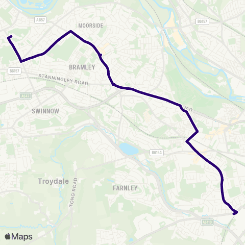 First Leeds Leeds West Academy - Dixon Lane map