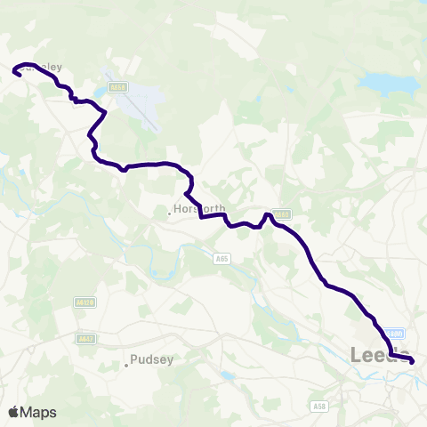 First Leeds Morrisons - Leeds City Bus Station map