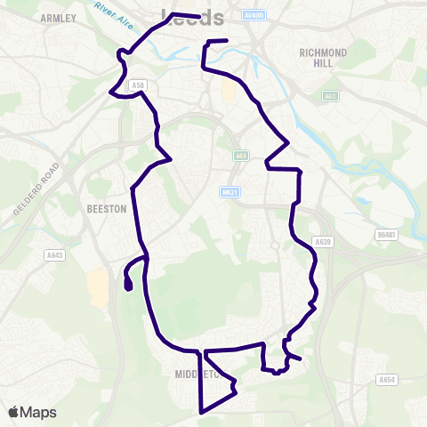 First Leeds Corn Exchange I - Civic L map