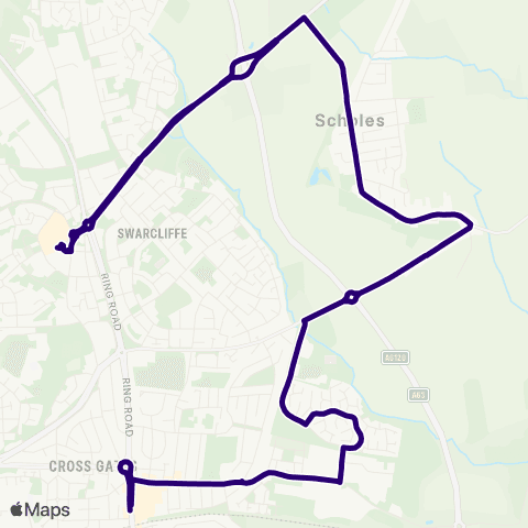 First Leeds Cross Gates Centre - Cross Gates Centre map
