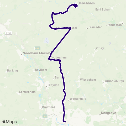 First Norfolk & Suffolk Old Cattle Market Bus Sta - Resource Ctr map