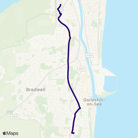 First Norfolk & Suffolk Cliff Park High - Tesco Store map
