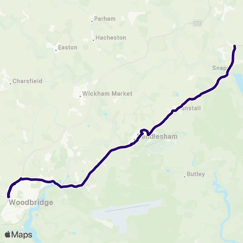 First Norfolk & Suffolk Church - Farlingaye School map